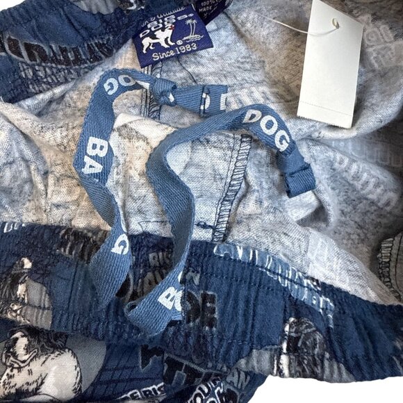 Dog Print Lounge Pant "Youre Right I Do Have An Attitude" Blue White Sz XL - New - Picture 5 of 9
